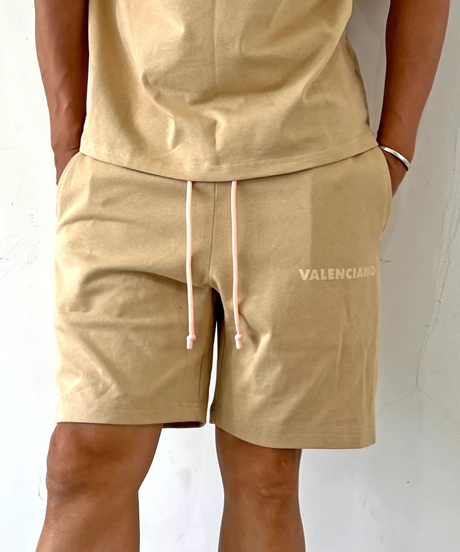 VALENCIANO LOGO HEAVY WEIGHT JERSEY SHORTS