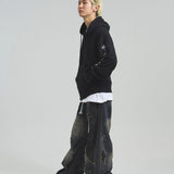 GA STONE-CROSS ZIP HOODIE