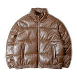 JE-ビンテージPU　パフジャケット