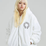 GA CROSS-EMBLEM FUR BLOUSON