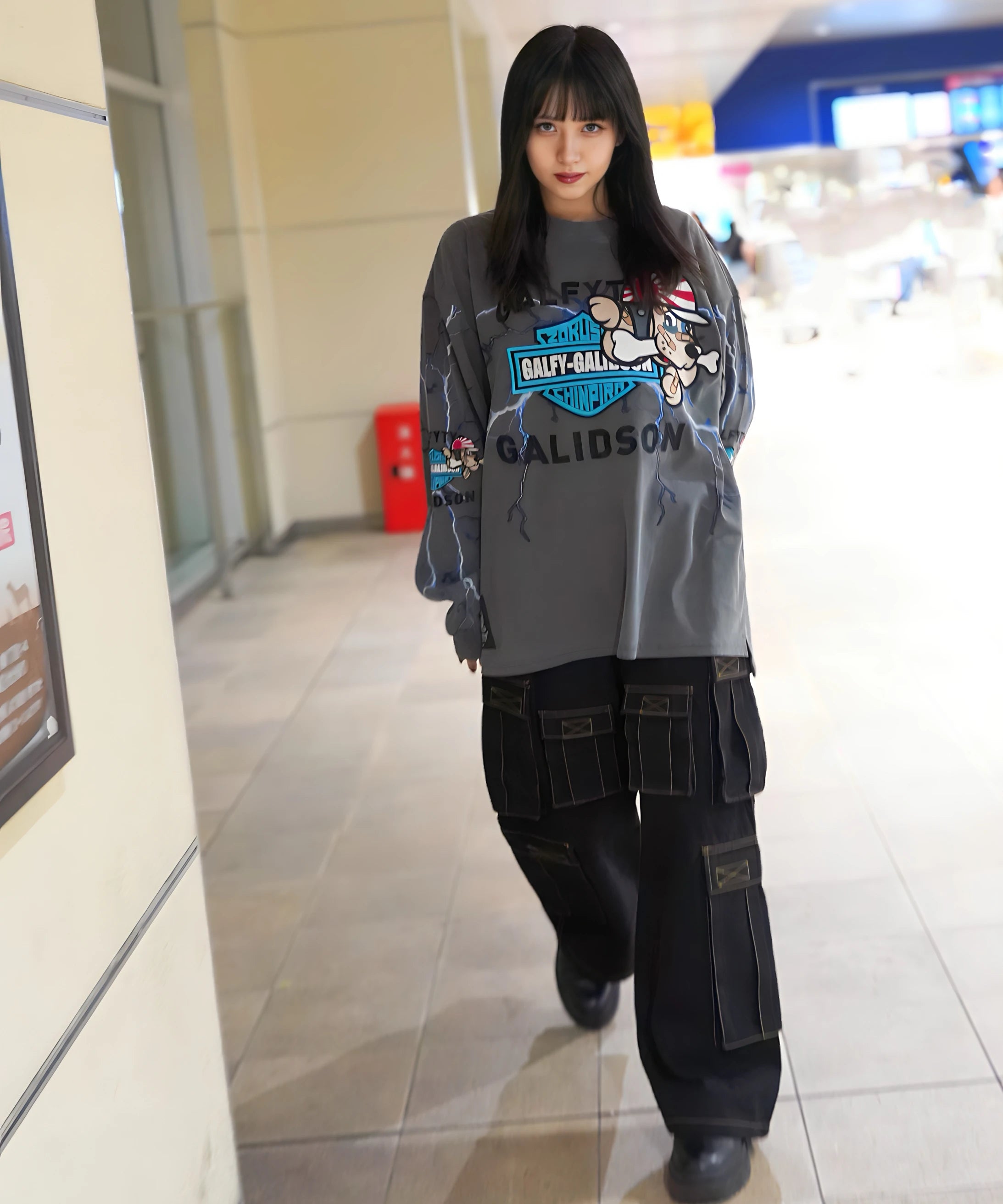 GA×GALFY-安定の別注デニムカーゴパンツ