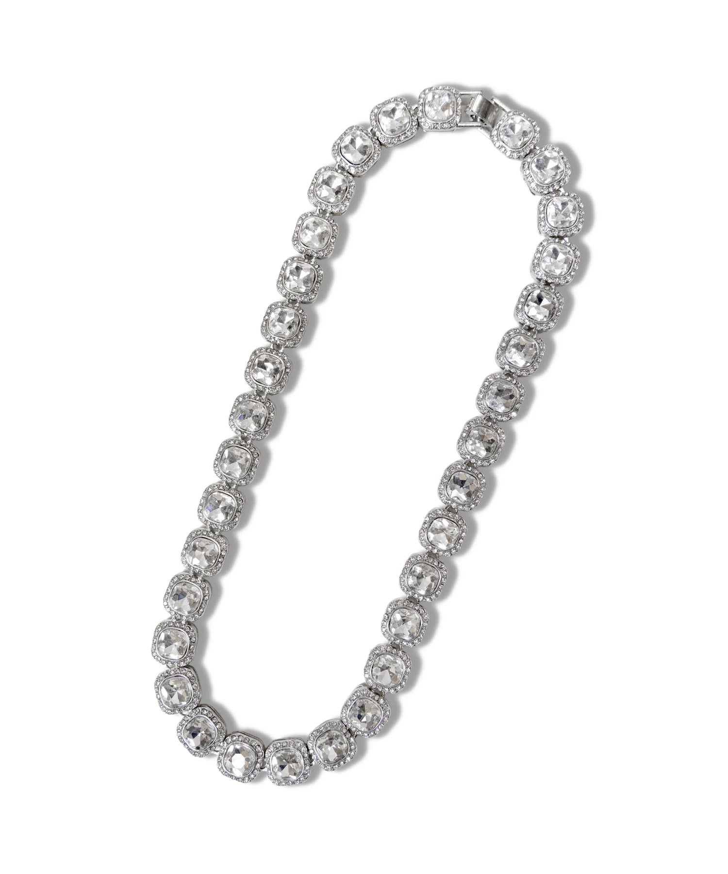 GA LARGE-DROP TENNIS NECKLACE