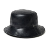 NEWERA-BUCKET-01 SYNTHETIC LEATHER BLK