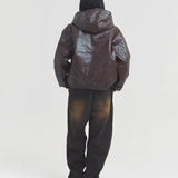 JE-ビンテージPU　A-2タイプ パーカー