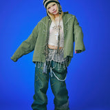 GALFY-百合の紋紋カバーオール