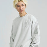 GA SUEDE EMBOSS CREW