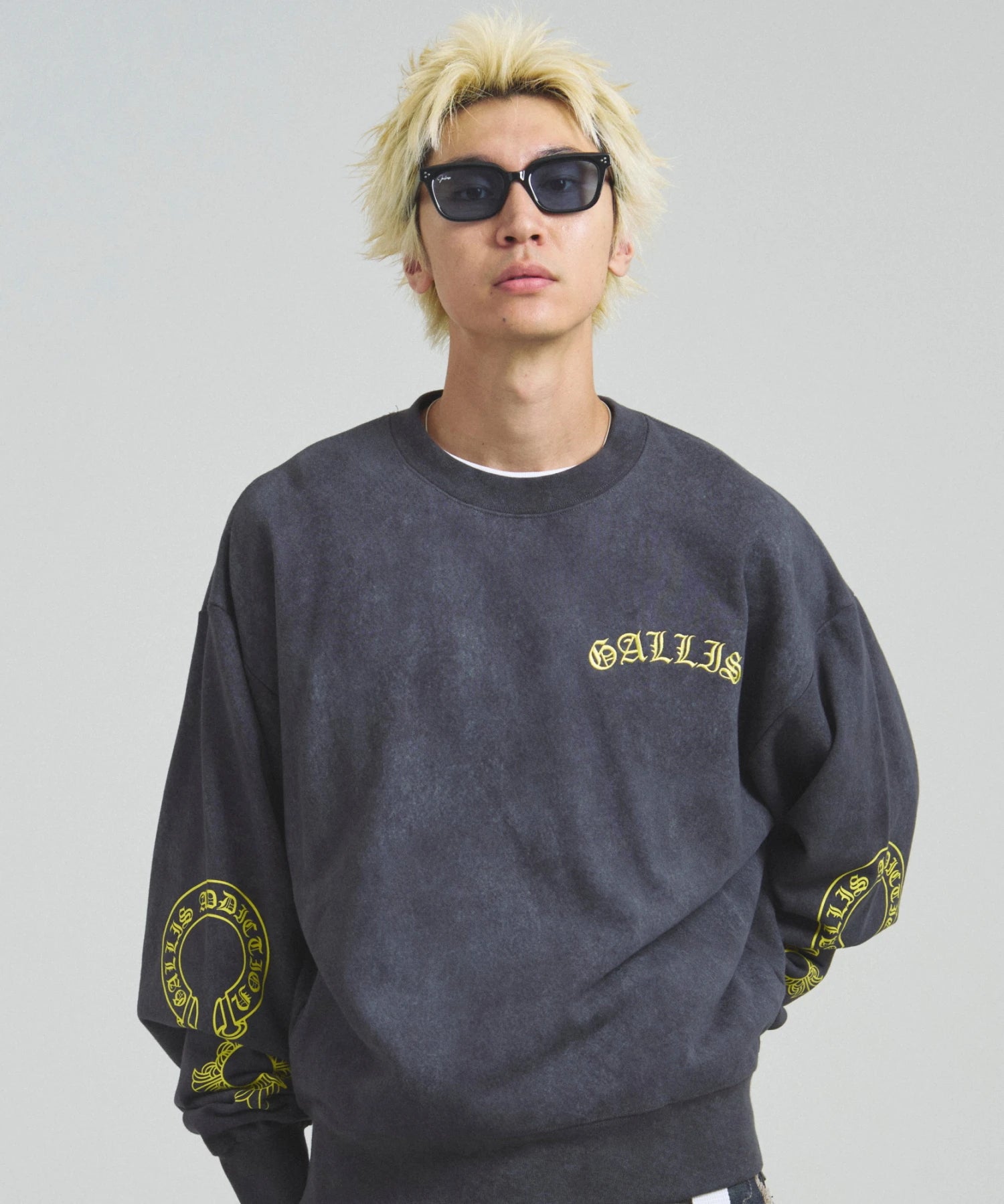 GA COLOR刺繍&PRINT CREW