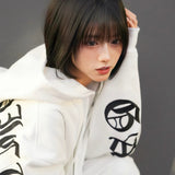 GA×GALFY-安心の背中ロゴのジップパーカー