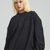 GA SUEDE EMBOSS CREW