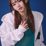 GALFY-ばーばの切り貼りリメイクパーカー