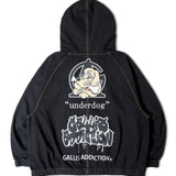 GA×GALFY-安定の別注デニムフードジャケット