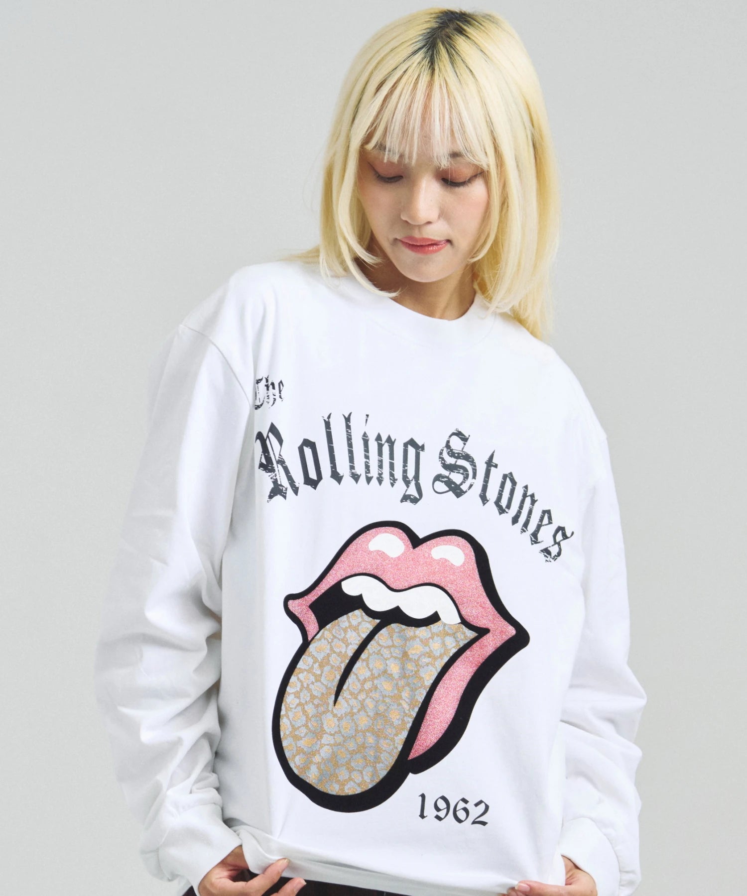 B-TRS-Lips&Tongue シグネチャーLSTEE