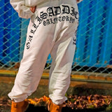 GA×GALFY-安心ロゴのスウェットパンツ