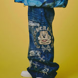 GALFY-ピカピカ骨骨レーザーかも？デニム