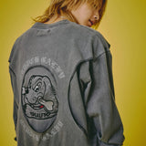 GALFY/ガルフィー 穴の向こうにわんちゃんロンTee