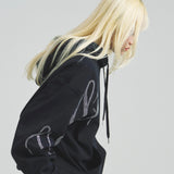 GA STONE BIG-LOGO HOODIE