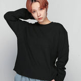 JE-SELECT-ショート丈-WAFFLE SLEEVE T