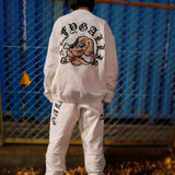 GA×GALFY-安心ロゴのスウェットパンツ