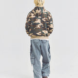 GA STONE 柄ZIP HOODIE