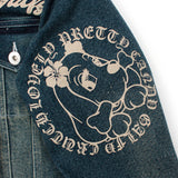 GALFY-ぎゃるちゃんファーデニムJKT