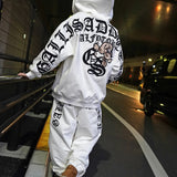 GA×GALFY-安心ロゴのスウェットパンツ