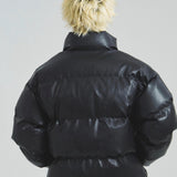 FUBU-GA別注 PU Puffer Jacket