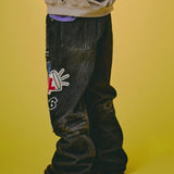 GALFY-ワッペンだらけデニム