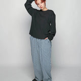 JE-SELECT-ショート丈-WAFFLE SLEEVE T