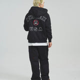 AVIREX -VARSITY LOGO SWEAT PARKA