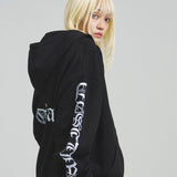 GA SUEDE OE刺繍 ZIP-HOODIE