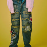 GALFY-ワッペンだらけデニム