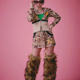 GALFY/ガルフィー 柄姐スカート