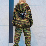 GA×GALFY-安心ロゴのスウェットパンツ