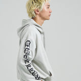 GA SUEDE OE刺繍 ZIP-HOODIE