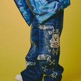 GALFY-ピカピカ骨骨レーザーかも？デニム