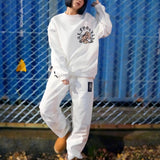 GA×GALFY-安心ロゴのスウェットパンツ