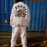 GA×GALFY-安心ロゴのスウェットパンツ