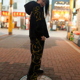 GA×GALFY-スウェードキラキラSETUP