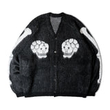 Thrifty look RAGLAN SLEEVE LOGO CARDIGAN