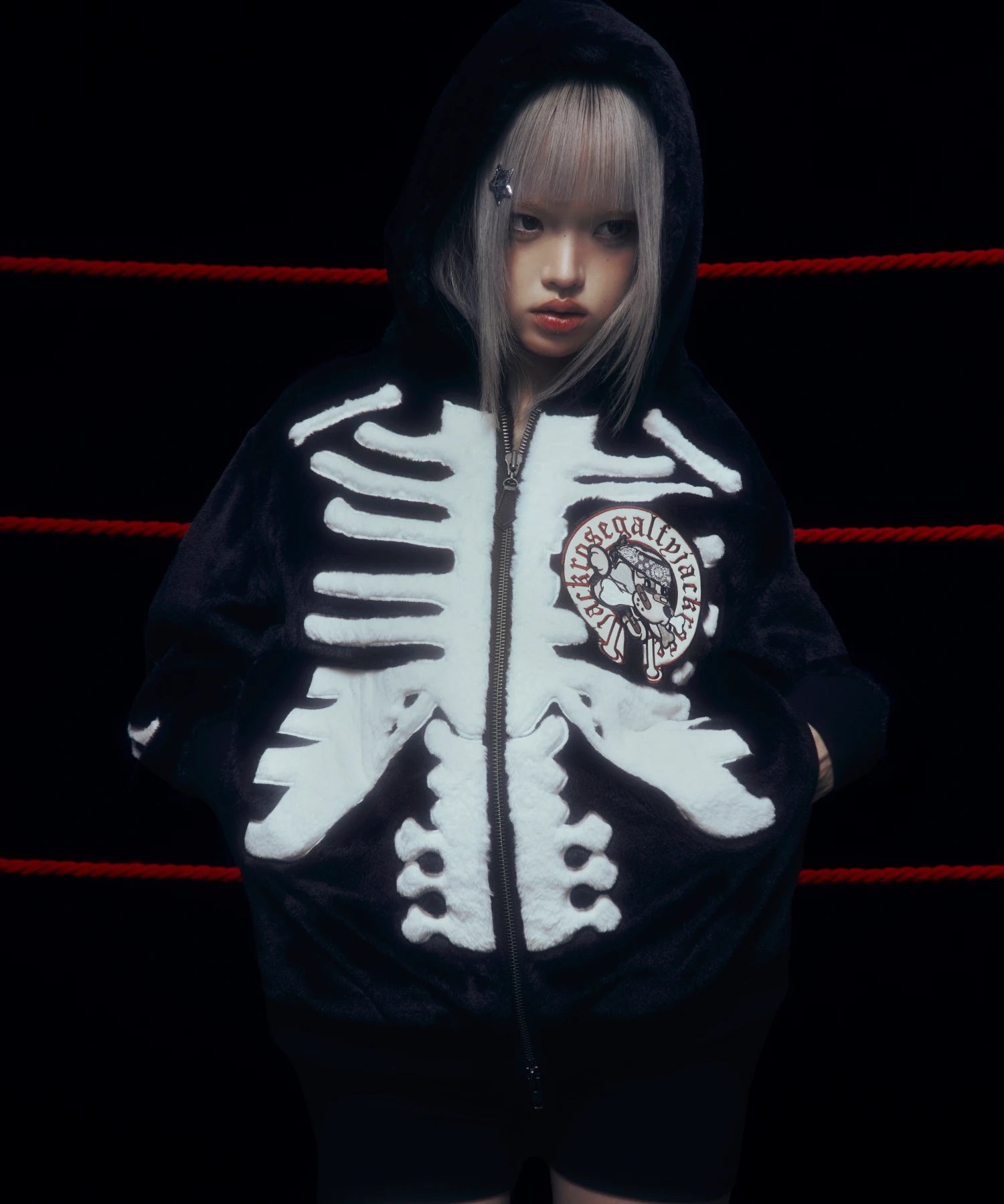 JACKROSE×VANSON×GALFY-骨犬 Fur Blouson