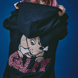 GALFY-ばーばの切り貼りリメイクパーカー