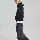GA STONE-CROSS ZIP HOODIE