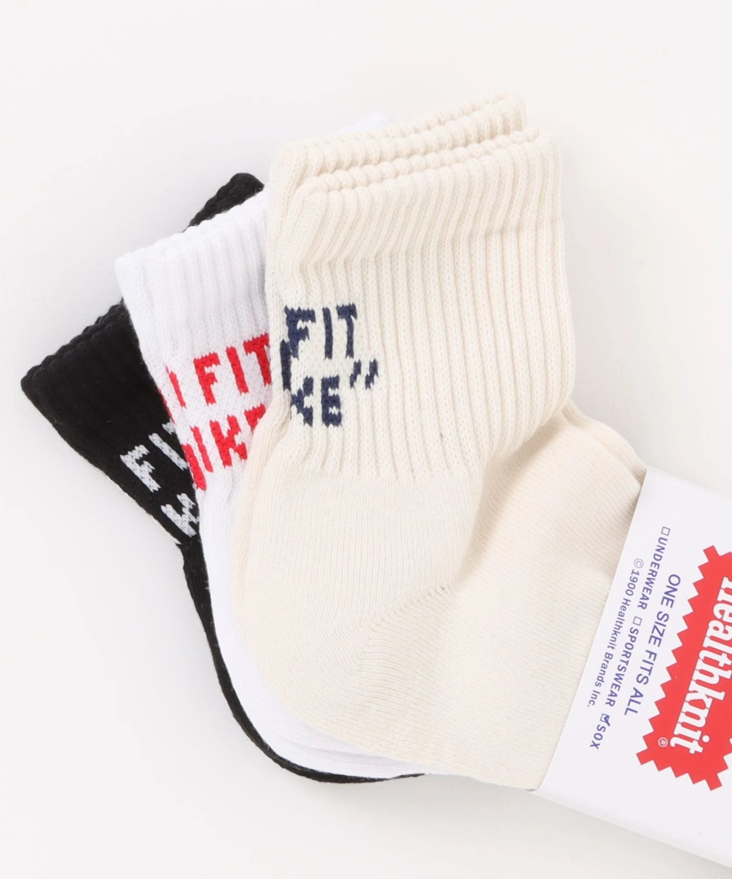 Healthknit Quarter Socks 3足組