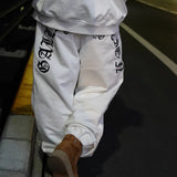 GA×GALFY-安心ロゴのスウェットパンツ