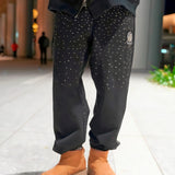 GA×GALFY-きらピカスウェットパンツ