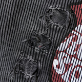 B-TRS-Lips&Tongue-ダメージグランジニット