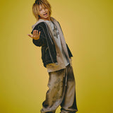 GALFY-ぐるグニャデニムパーカー