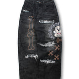 GALFY-ピカピカ骨骨レーザーかも？デニム