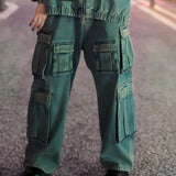 GA×GALFY-安定の別注デニムカーゴパンツ