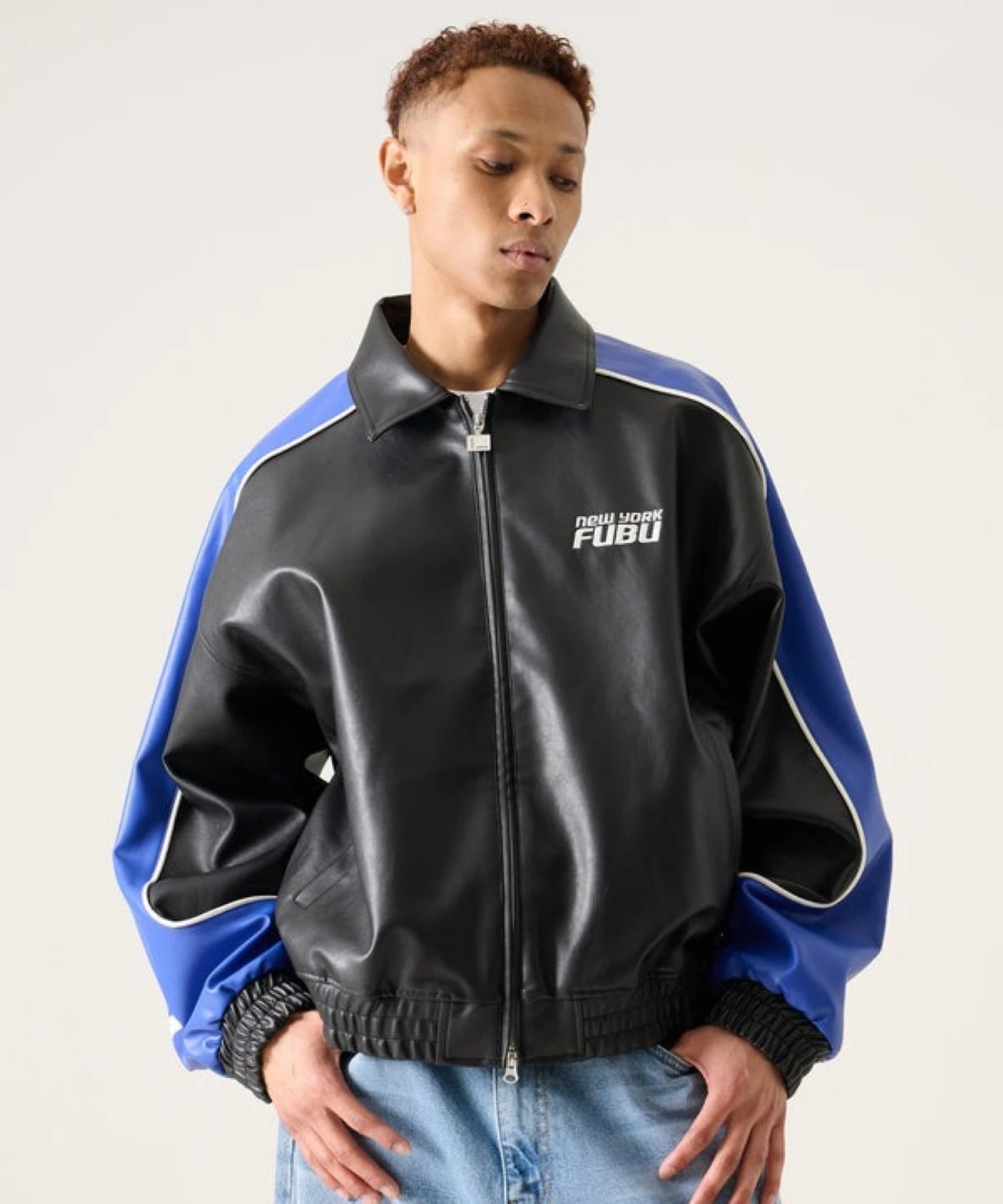 FUBU-Faux Leather Jacket